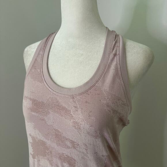Athleta light pink camo racerback tank top size S - Picture 4 of 11